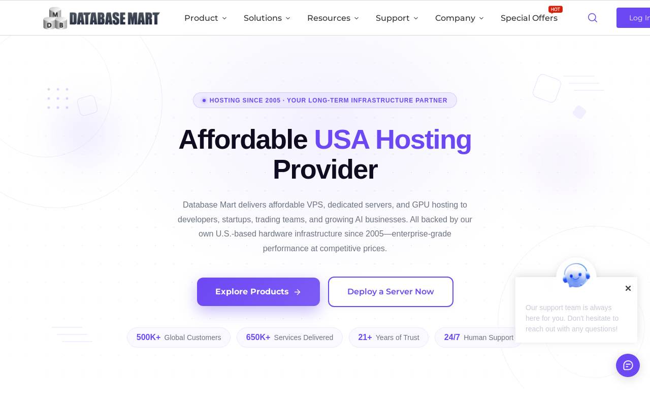 Database Mart 官网截图