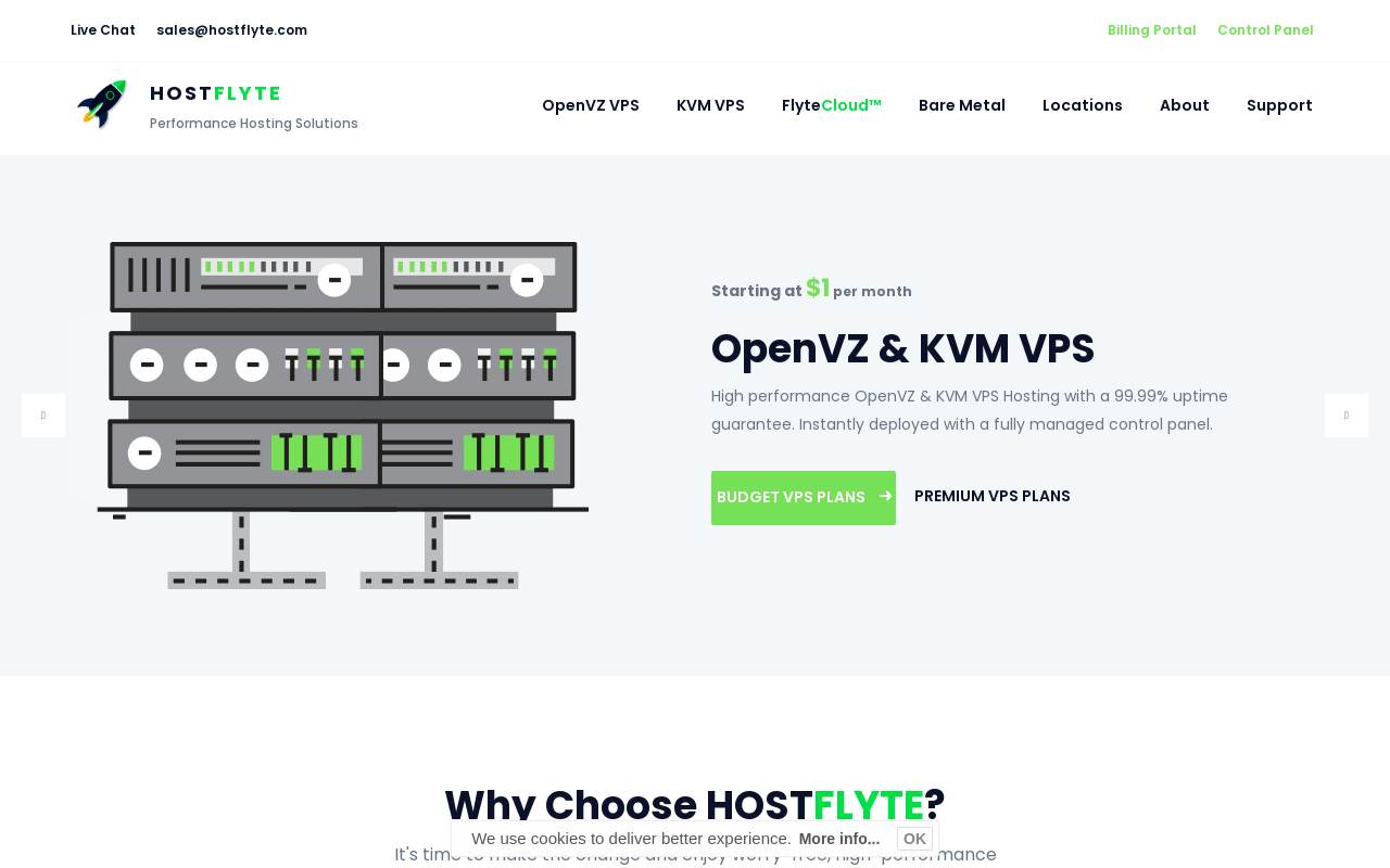 HOSTFLYTE 官網截圖