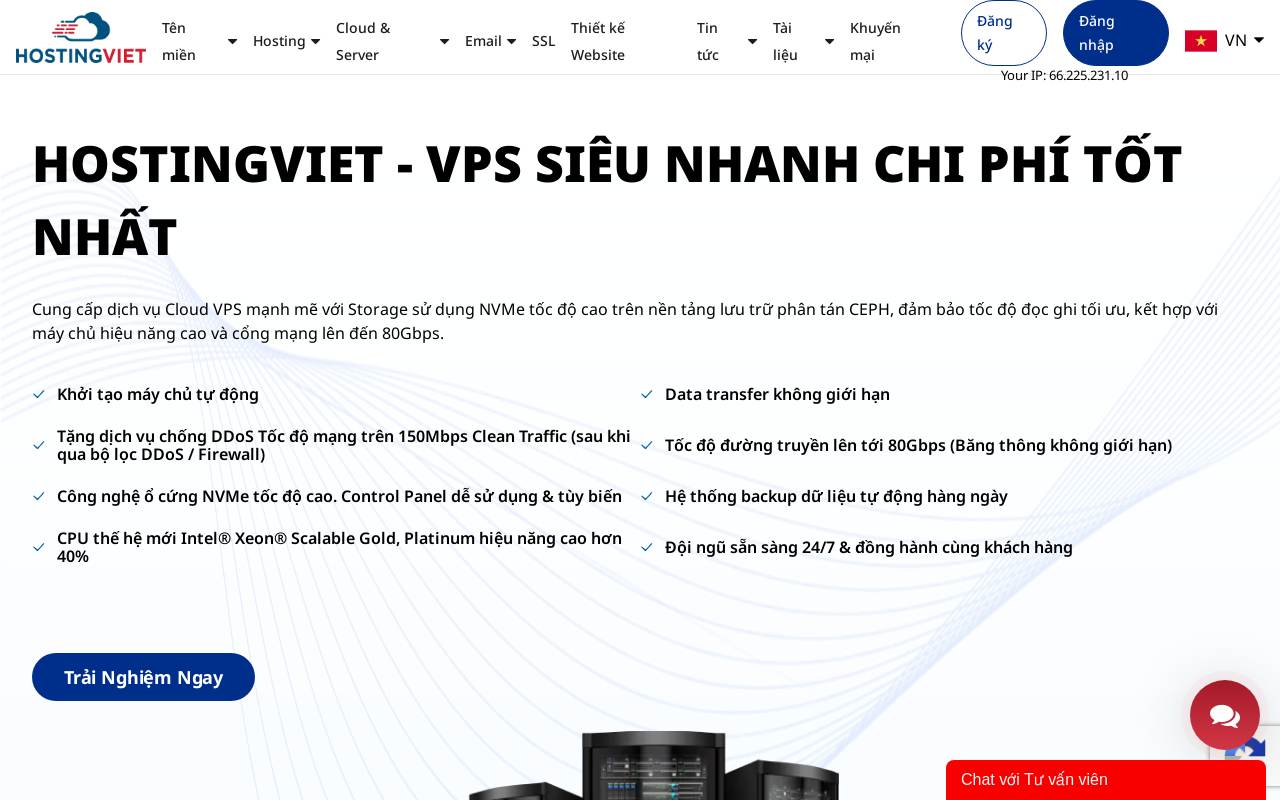 HostingViet 官网截图