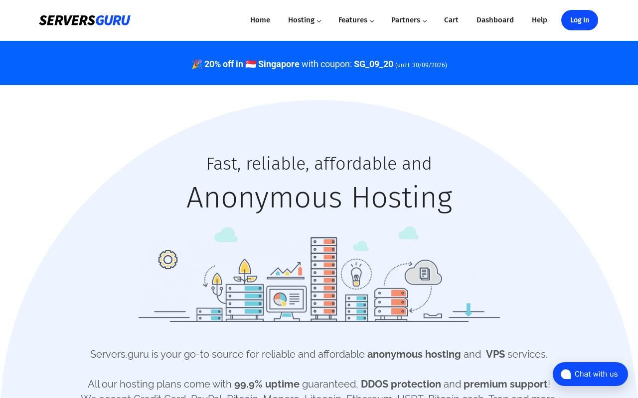 Servers Guru 官網截圖