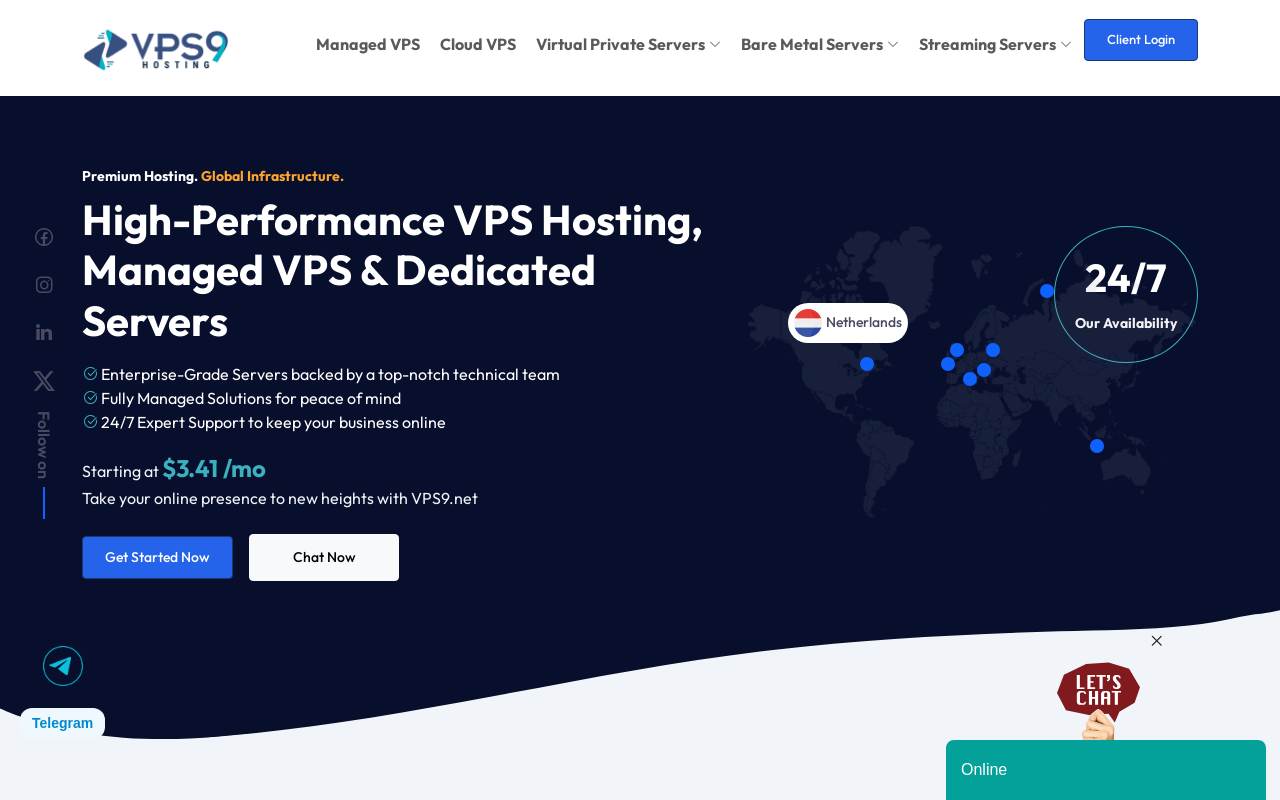 VPS9 官網截圖